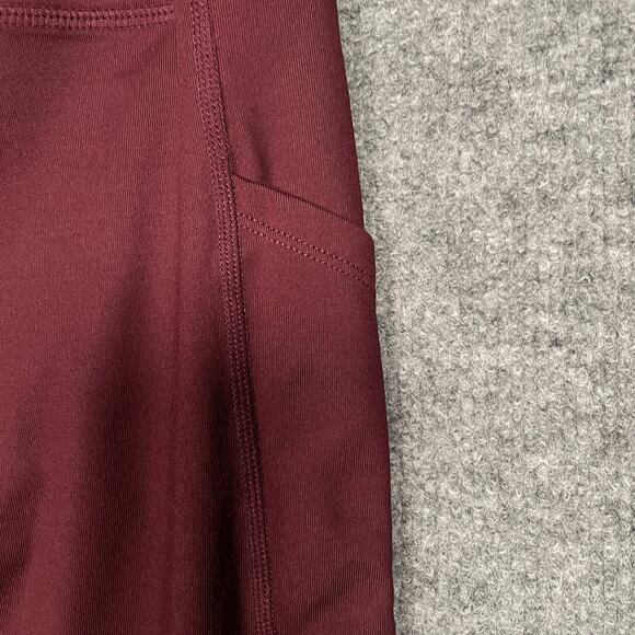 NWOT Tommie Copper Womens Size Large Back Support Leggings Red Side Pockets - Picture 7 of 13